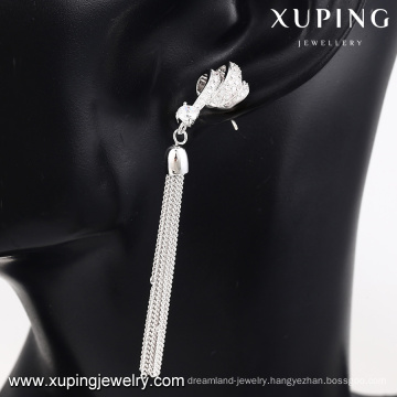 E-180 Xuping new jewelry designs withe gold tassel Jewelry earring